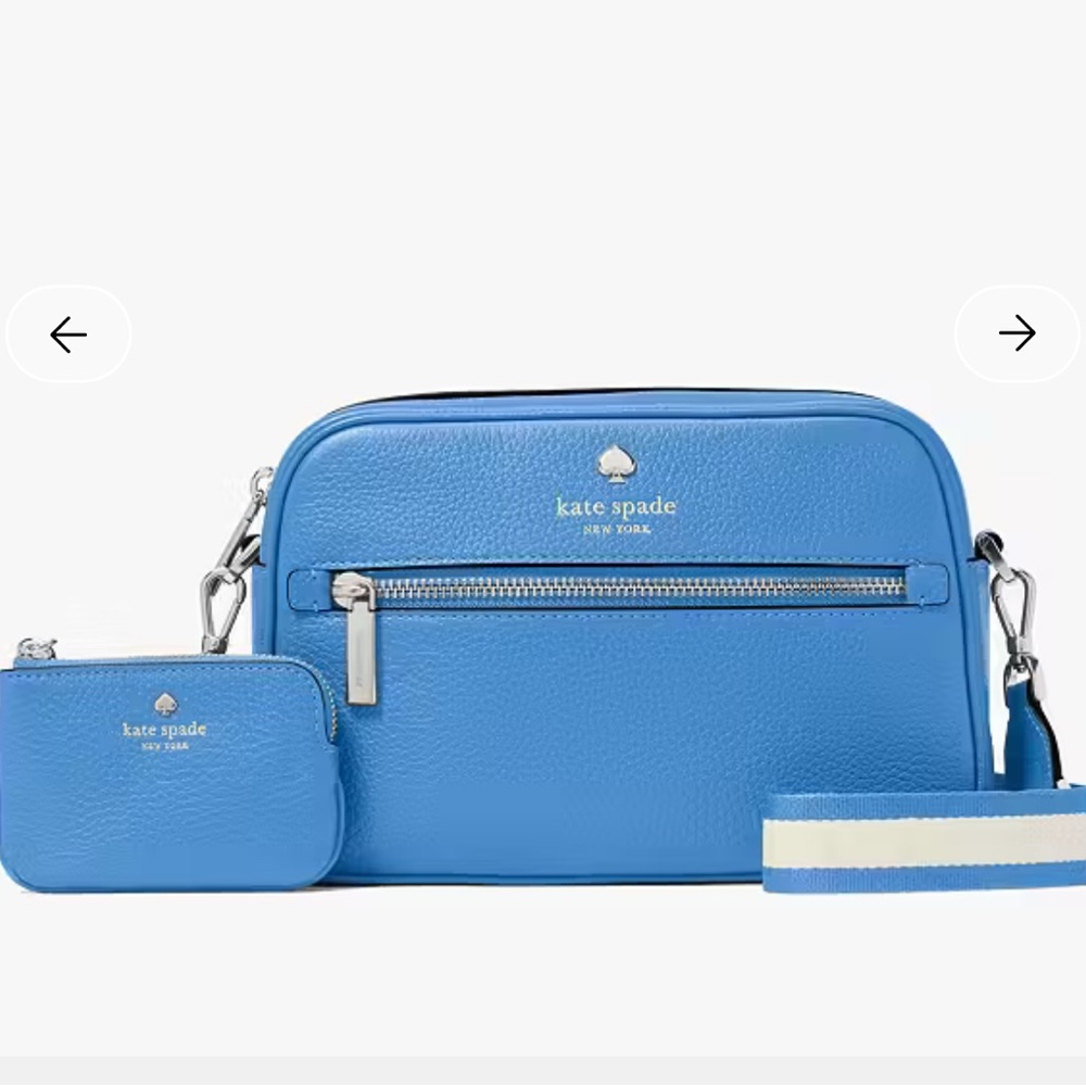 Kate Spade Tide Pool Blue Emma Camera Bag